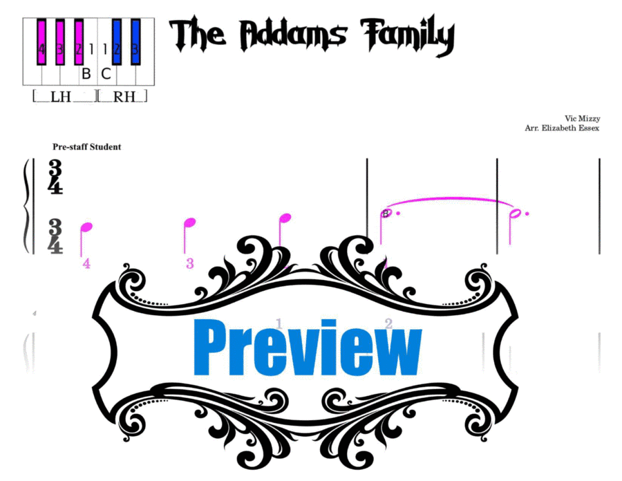 Addams Family Theme (arr. Elizabeth Essex)