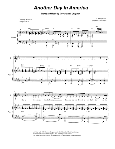 Another Day In America (arr. Stephen DeCesare)