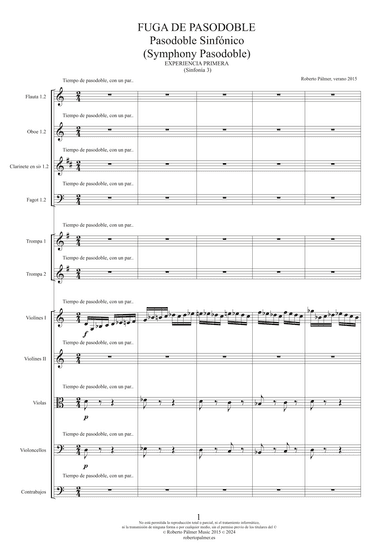 Pasodoble Sinfónico (Symphony Pasodoble) - Fuga de Pasodoble