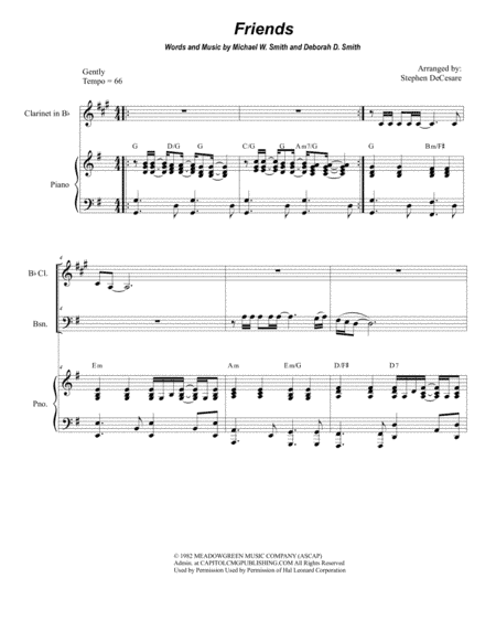 Friends (arr. Stephen DeCesare)