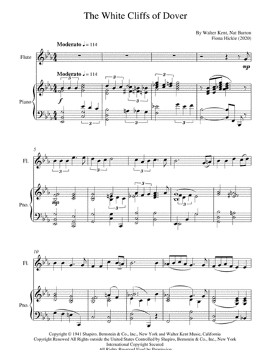 (there'll Be Bluebirds Over) The White Cliffs Of Dover (arr. Fiona Hickie)