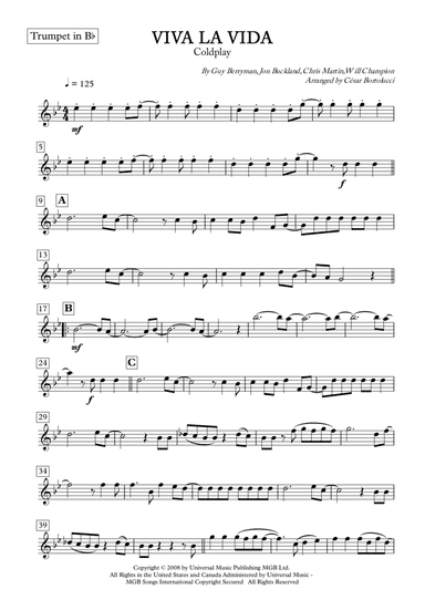 Viva La Vida (arr. ACT Bortolucci)