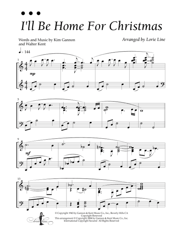 I'll Be Home For Christmas (arr. Lorie Line)