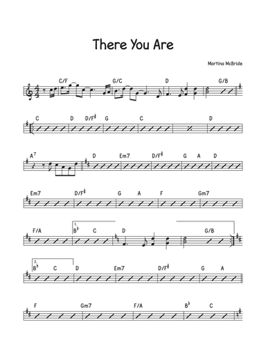 There You Are (arr. David M Fagnant)