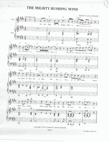 The Mighty Rushing Wind