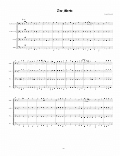 Ave Maria (arr. Kenneth D. Friedrich)