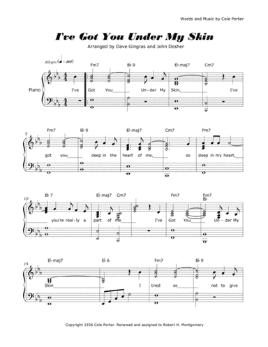 I've Got You Under My Skin (arr. Dave Gingras, John E. Dosher)