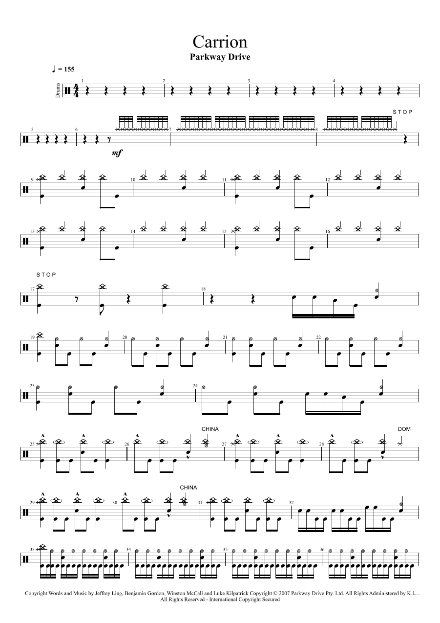 Carrion (arr. Cyril Mayer)