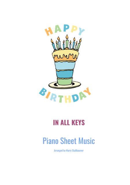 Happy Birthday (in all keys!) (arr. Mario Stallbaumer)