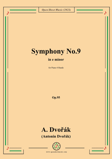 A. Dvorák-Symphony No.9,in e minor,Op.95 (arr. OSM Press)