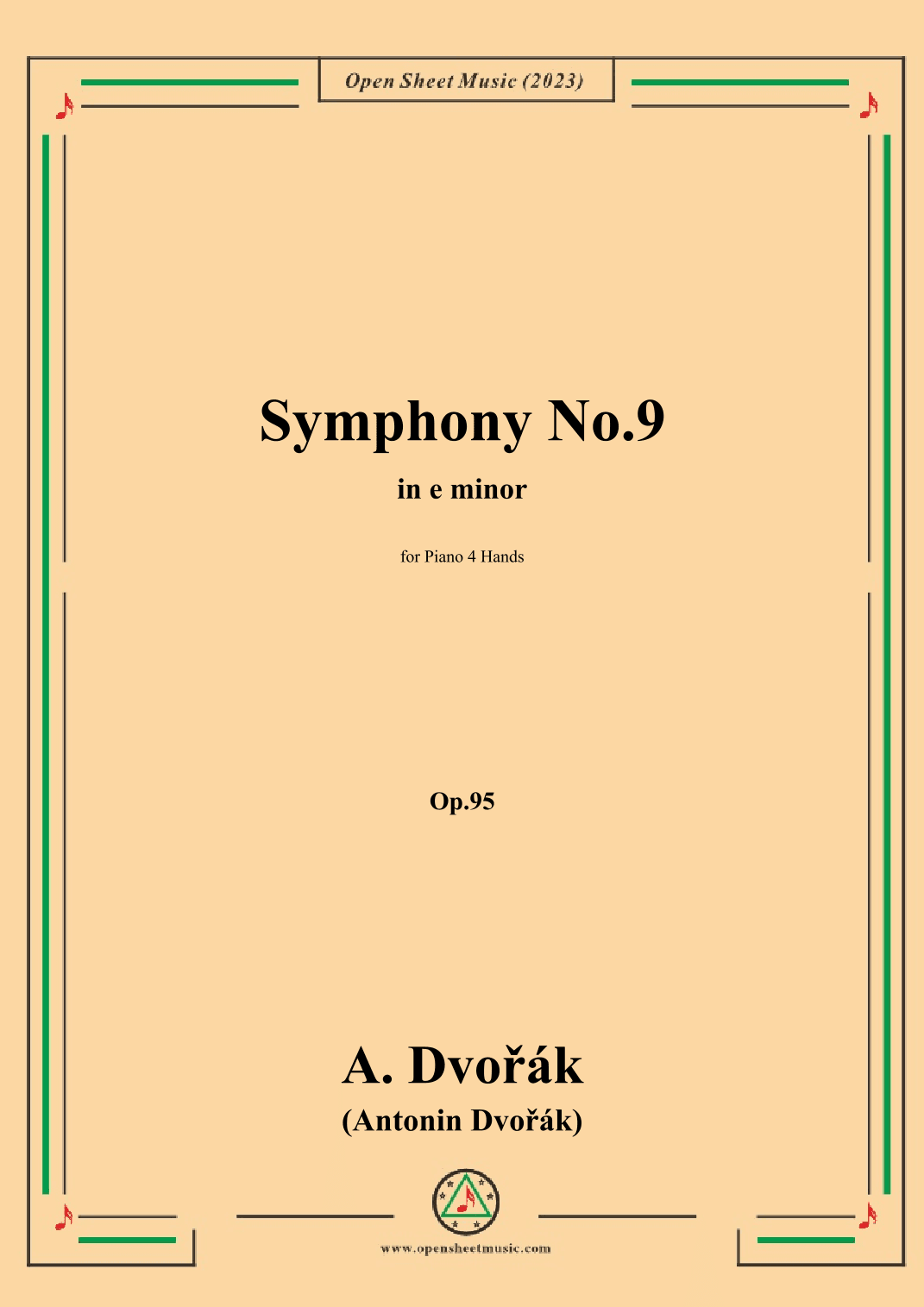 A. Dvorák-Symphony No.9,in e minor,Op.95 (arr. OSM Press)