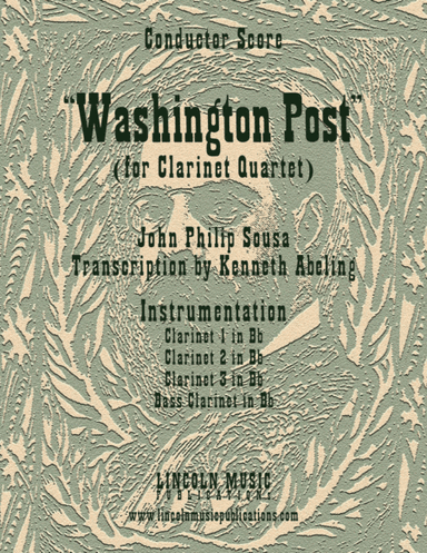 March - Washington Post March (for Clarinet Quartet) (arr. Kenneth Abeling)