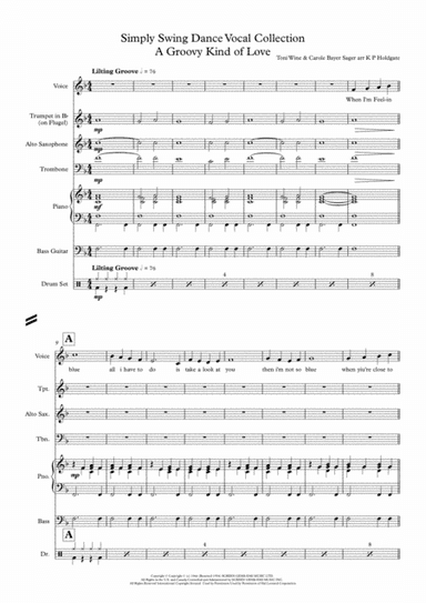A Groovy Kind Of Love (arr. Kevin P Holdgate)