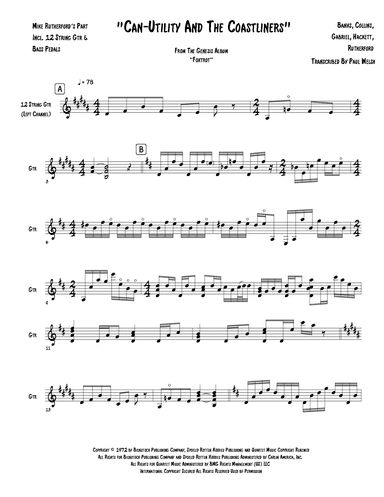 Can-utility And The Coastliners (arr. P Welsh)