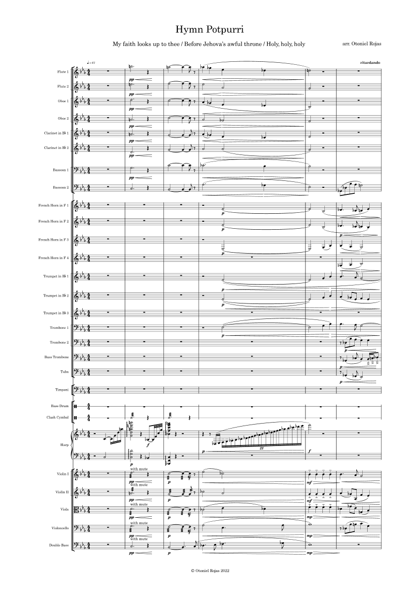 Hymn potpurri (arr. Otoniel Rojas)