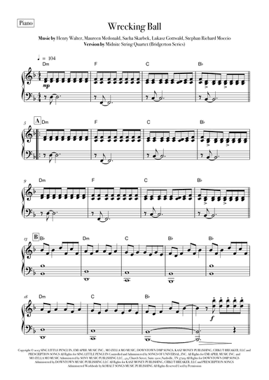 Wrecking Ball (arr. Rodrigo Nascimento)