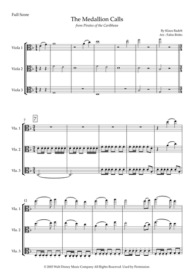 The Medallion Calls (arr. Fabio Britto)