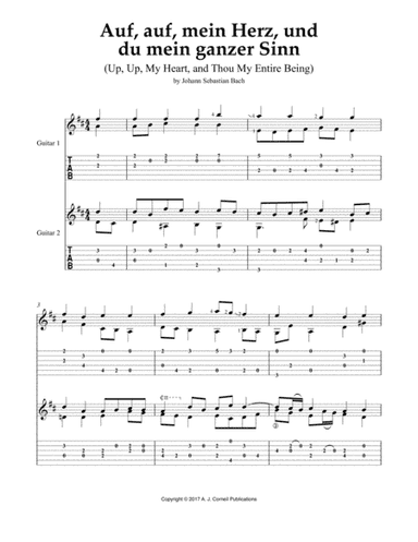 Auf, auf, mein Herz, und du mein ganzer Sinn (Up, Up, My Heart, and Thou My Entire Being) (arr. Mark Phillips)
