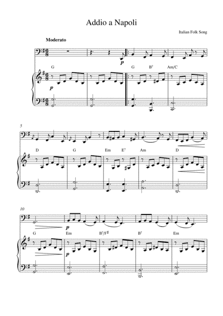Addio a Napoli (arr. Kaiserin Rebecca)