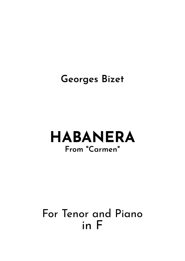 Habanera (arr. Jireh J.)