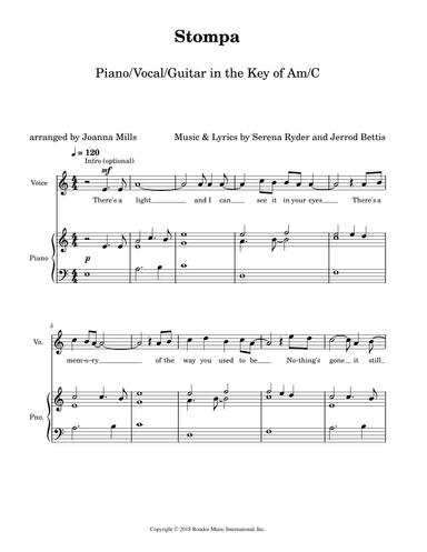 Stompa (arr. Joanna Mills)