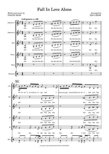 Fall In Love Alone (arr. Paul Seow)