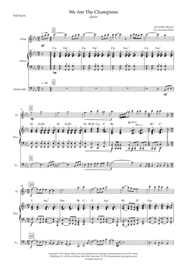 We Are The Champions (arr. Fernando Britto)