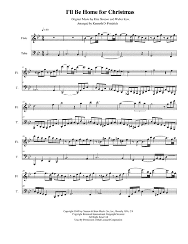 I'll Be Home For Christmas (arr. Kenneth D. Friedrich)