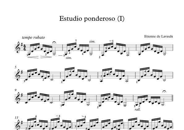 Estudio Ponderoso (I)