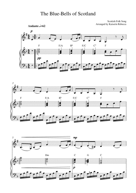 The Blue-Bells of Scotland (arr. Kaiserin Rebecca)