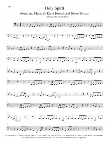 Holy Spirit (arr. Kevin Busse)