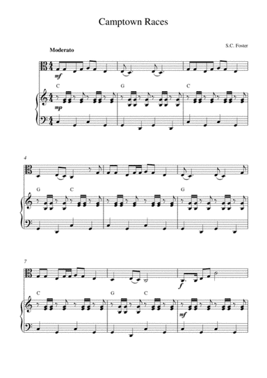 Camptown Races (arr. Kaiserin Rebecca)