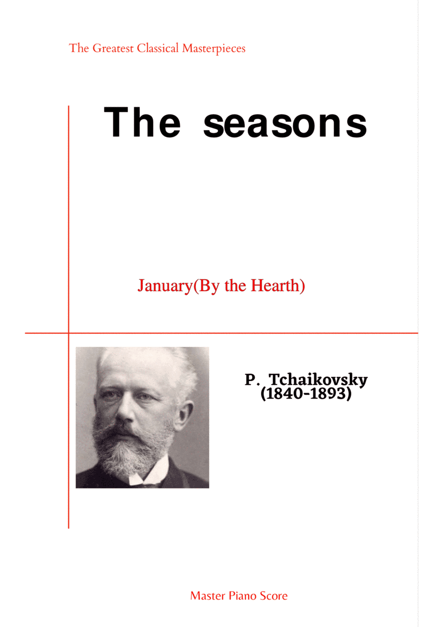 Tchaikovsky-January(By the Hearth)(Piano) (arr. MPS)
