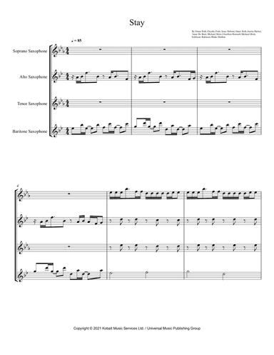 Stay (arr. André Laitano)