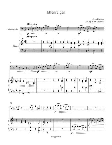 Elfenreigen (arr. Nick Lacanski)
