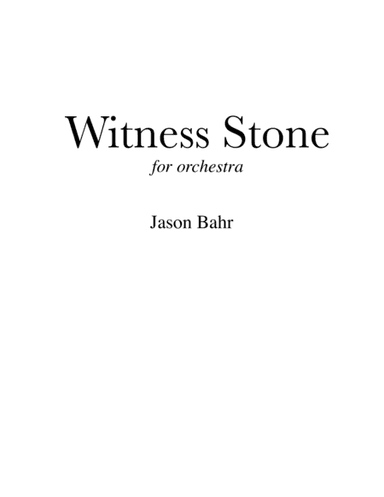 Witness Stone