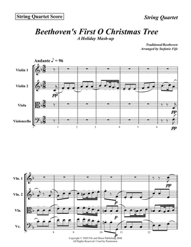 Beethoven's First O Christmas Tree (arr. Stefanie Fife)