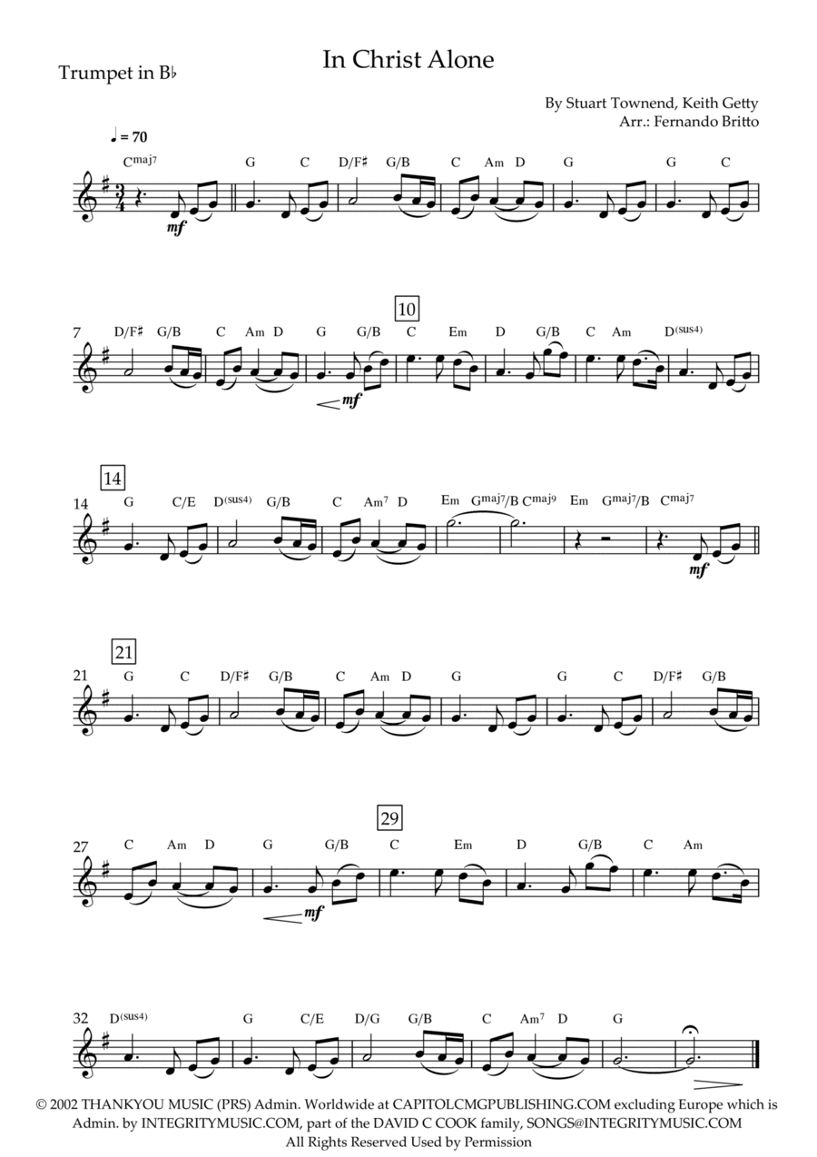 In Christ Alone (arr. Fernando Britto)