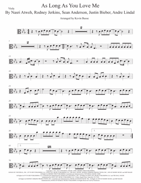 As Long As You Love Me (arr. Kevin Busse)