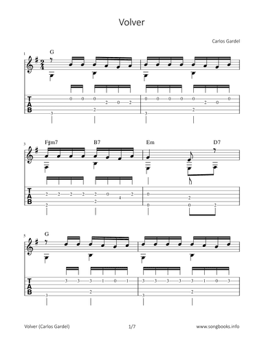 Volver (arr. Bettina Schipp)