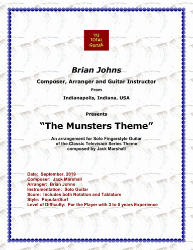 The Munsters Theme (arr. Brian Johns)