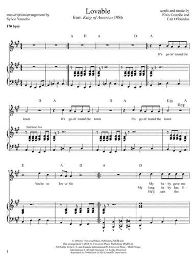 Lovable (arr. Sylvie Yannello)