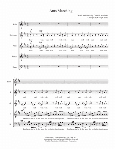 Ants Marching (arr. Corey Cerullo)