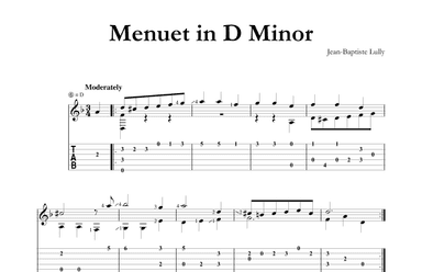 Menuet in D Minor (arr. Mark Phillips)