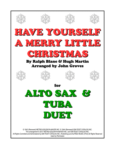 Have Yourself A Merry Little Christmas (arr. John Groves)