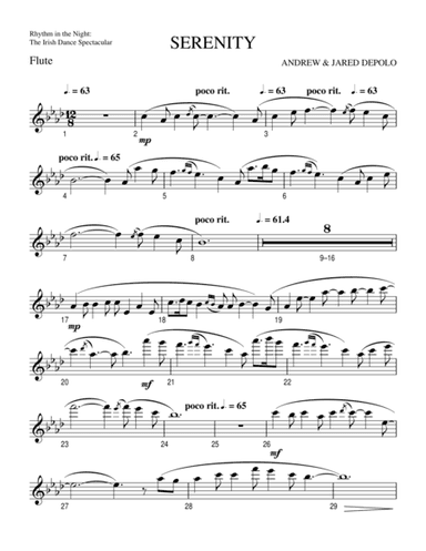Rhythm in the Night - Serenity - Flute