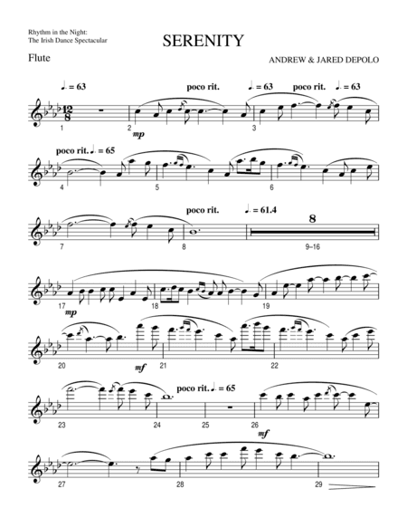 Rhythm in the Night - Serenity - Flute