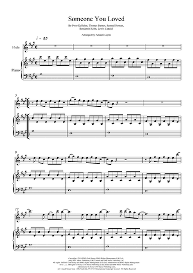 Someone You Loved (arr. Amauri Lopes)