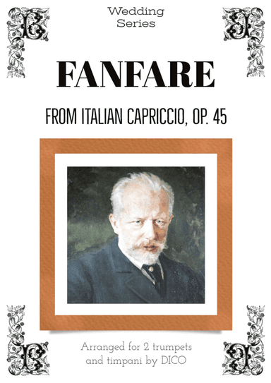 Fanfare (Italian Capriccio) for 2 trumpets and timpani (arr. Dico)