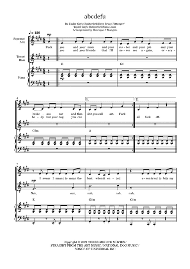 Abcdefu (arr. Henrique F Mangoni)